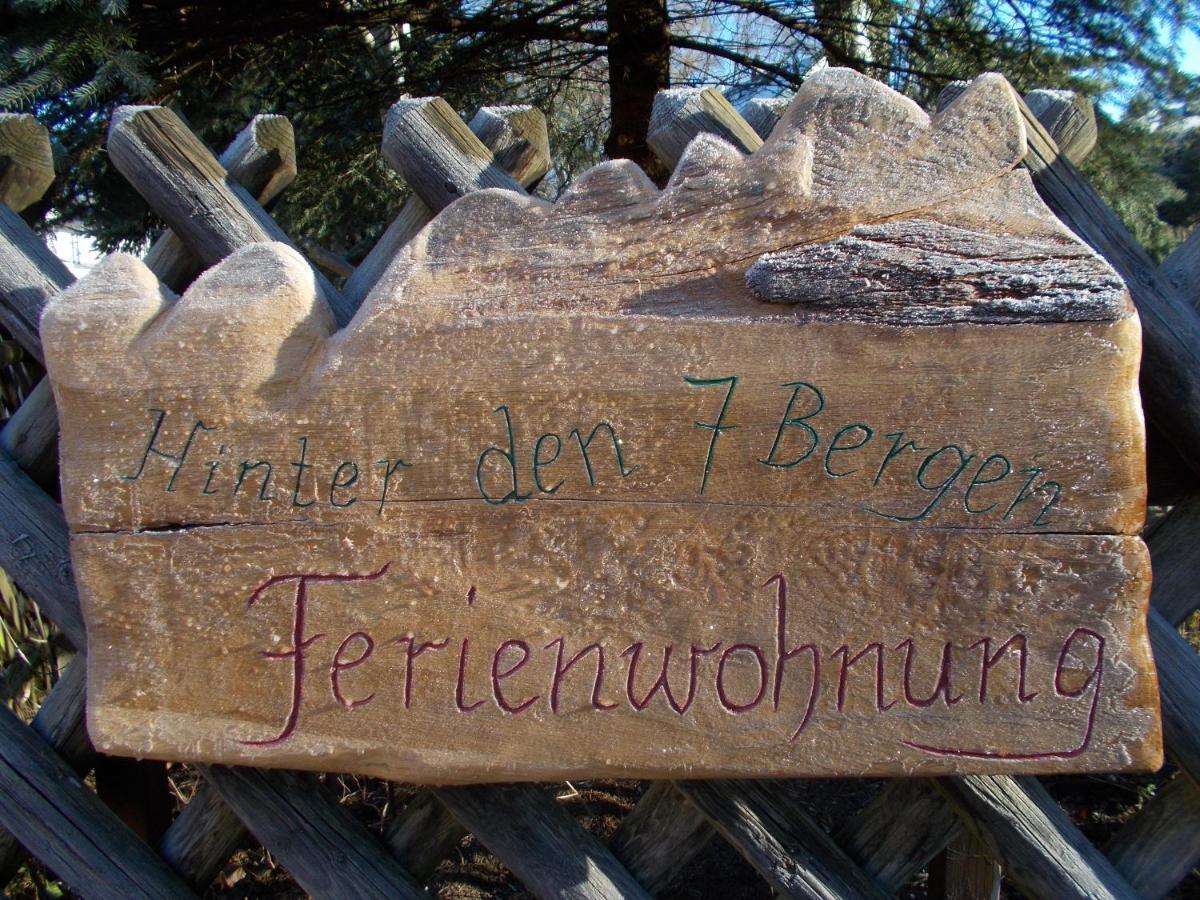 Ferienwohnung "Hinter Den Sieben Bergen" Schwarzenberg  Esterno foto